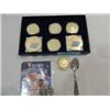 Image 1 : LOT 9 MEDALLION COLLECTIBLES: COPPER WITH 24K GOLD