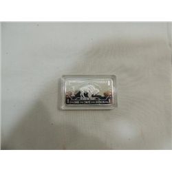 GERMAN SILVER 1 OUNCE BISON BAR