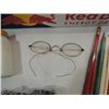 Image 3 : ASSORTED LOT: 1 ANTIQUE WIRE FRAME GLASSES, LARGE