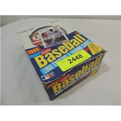 1988 FLEER WAX PACK BASEBALL PLAYER CARDS BOX