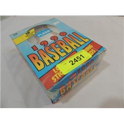 1990 FLEER WAX PACK BASEBALL PLAYER CARD BOX