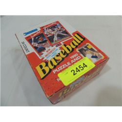 1990 DONRUSS WAX PACK BASEBALL PLAYE RCARD BOX
