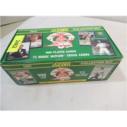 1991 SCORE BASEBALL PLAYER CARDS FACTORY SET