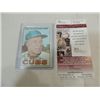 Image 1 : LEO DUROCHER SIGNATURE AUTOGRAPH ON CARD COA