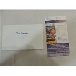BILL WEBER SIGNATURE AUTOGRAPH COA