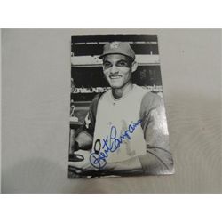 BERT CAMPANERIS SIGNATURE AUTOGRAPH ON PHOTO CARD