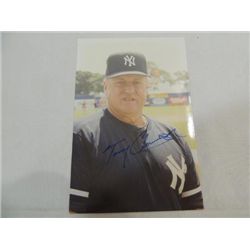 TONY CONIGLIARO SIGNATURE AUOTGRAPH ON PHOTO CARD