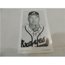 DEREK LILLIQUIST SIGNATURE AUTOGRAPH ON PHOTO CARD