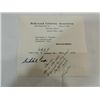 Image 1 : SATCHEL PAIGE SIGNATURE AUOTGRAPH ON DOCUMENT