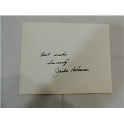 JACKIE ROBINSON CUT SIGNATURE AUTOGRAPH NO COA