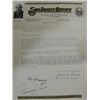 Image 1 : FOXX & YOUNG SIGNATURE AUTOGRAPH ON DOCUMENT