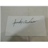 Image 2 : SPARKY ANDERSON SIGNATURE AUTOGRAPH ON CARD COA