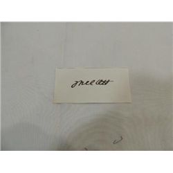 MEL OTT CUT SIGNATURE AUTOGRAPH NO COA