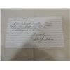 Image 2 : JOHNNY PODRES SIGNATURE AUTOGRAPH ON CARD COA
