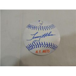 TOMMY HOLMES SIGNATURE AUTOGRAPH ON LOGO