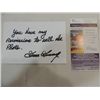 Image 1 : GOOSE GOSSAGE SIGNATURE AUTOGRAPH ON CARD COA