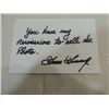 Image 2 : GOOSE GOSSAGE SIGNATURE AUTOGRAPH ON CARD COA