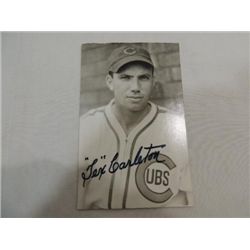 TEX CARLETON SIGNATURE AUTOGRAPH NO COA