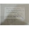Image 2 : CARL ERSKINE SIGNATURE AUTOGRAPH ON CARD COA