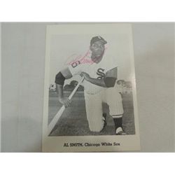 AL SMITH SIGNATURE AUTOGRAPH ON PHOTO CARD NO COA