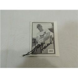 FRANK HOWARD SIGNATURE AUTOGRAPH ON PRINT NO COA