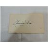 Image 1 : JIMMIE FOXX CUT SIGNATURE AUTOGRAPH NO COA