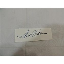 TED WILLIAMS CUT SIGNATURE AUTOGRAPH NO COA.
