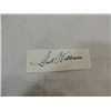 Image 1 : TED WILLIAMS CUT SIGNATURE AUTOGRAPH NO COA.