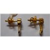 Image 2 : 3.070g Earring of Diamond 0.44 Ctw in18kt Yellow Gold