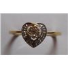 Image 1 : Ring of Diamond 0.12 Ctw in 2.14g 14kt Yellow Gold