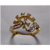 Image 1 : Ring of Diamond 0.25 Ctw in 3.00g 18kt Yellow Gold