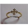 Image 1 : Ring of Diamond 0.11 Ctw in 0.99g 14kt Yellow Gold