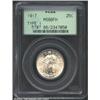 1917 25C Type One MS66 Full Head PCGS. Light olive-yellow patina. A razor-sharp Gem with flashy lust
