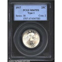 1917 25C Type One MS67 Full Head PCGS. Although we frequently offer Gem Full Head representatives of