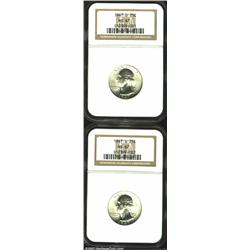 1947-D 25C MS67 NGC, lightly toned and very lustrous, the mintmark is possibly repunched at the base