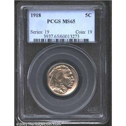 1918 5C MS65 PCGS. What this Gem lacks in its strike it more then makes up for with it milky white p