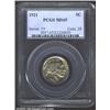 1921 5C MS65 PCGS. A well struck Gem that has uncommon detail on the Indian's hair braid. Lustrous a