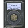 1921-S 5C VF25 PCGS. The lilac devices accompany the green-gray fields. A surprisingly unabraded exa