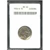 Image 1 : 1924-D 5C MS62 ANACS. A silver-gray example with rich luster and carefully preserved surfaces. The s