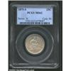 1875-S 25C MS62 PCGS. A nicely struck Quarter with pale apricot patina and carefully preserved surfa