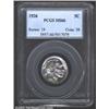 Image 1 : 1926 5C MS66 PCGS. Shimmering violet ice patina on this coins otherwise steely surfaces. Only a few.