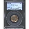1927-D 5C MS63 PCGS. Deep green-gray patina. A lustrous Nickel with clean fields. A bit softly struc