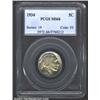 1934 5C MS66 PCGS. Subdued green and red luster on this well preserved Gem. The surfaces are virtual