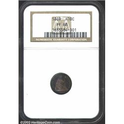 1869 H10C PR68 NGC. Only 600 proofs were struck of this issue. Of the few remaining recognizable pro