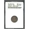 Image 1 : 1873-CC 10C Arrows--Scratched--ANACS. VG Details, Net Good 4. Deep green-gray patina with hints of v