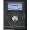 1892 10C MS66 PCGS. A lustrous Gem that has just a hint of lemon-gold color at the margins. A well s