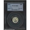 Image 1 : 1912 10C MS66 PCGS. Brilliant except for a solitary green-gray streak in the left side of the revers