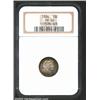 Image 1 : 1896 10C PR65 NGC. Moderate reflective fields contrast nicely with the devices. Some golden-russet t