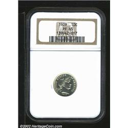 1909 10C PR65 NGC. A brilliant and razor-sharp Gem that has virtually unimprovable surfaces. Only 65