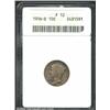 Image 1 : 1916-D 10C Fine 12 ANACS. Deep gray and lilac patina, with some charcoal color within the branches..